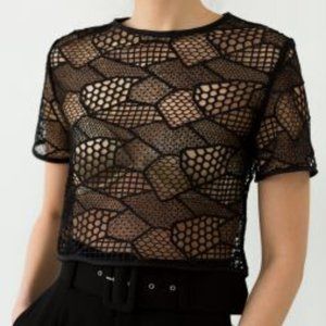 Mesh Crop Top